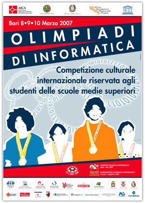 Poster delle Olimpiadi Italiane di Informatica